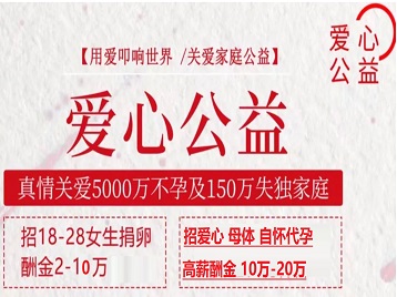 江海捐卵助孕生子 爱心志愿者招募